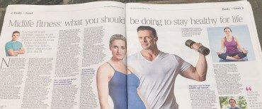 FEATURED IN THE TIMES – Our Trainer, Darren, Is Model For Fitness Over Forty