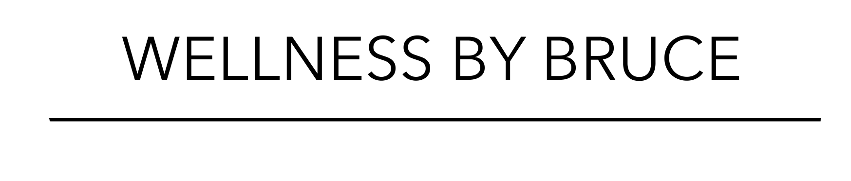 Wellness By Bruce Logo