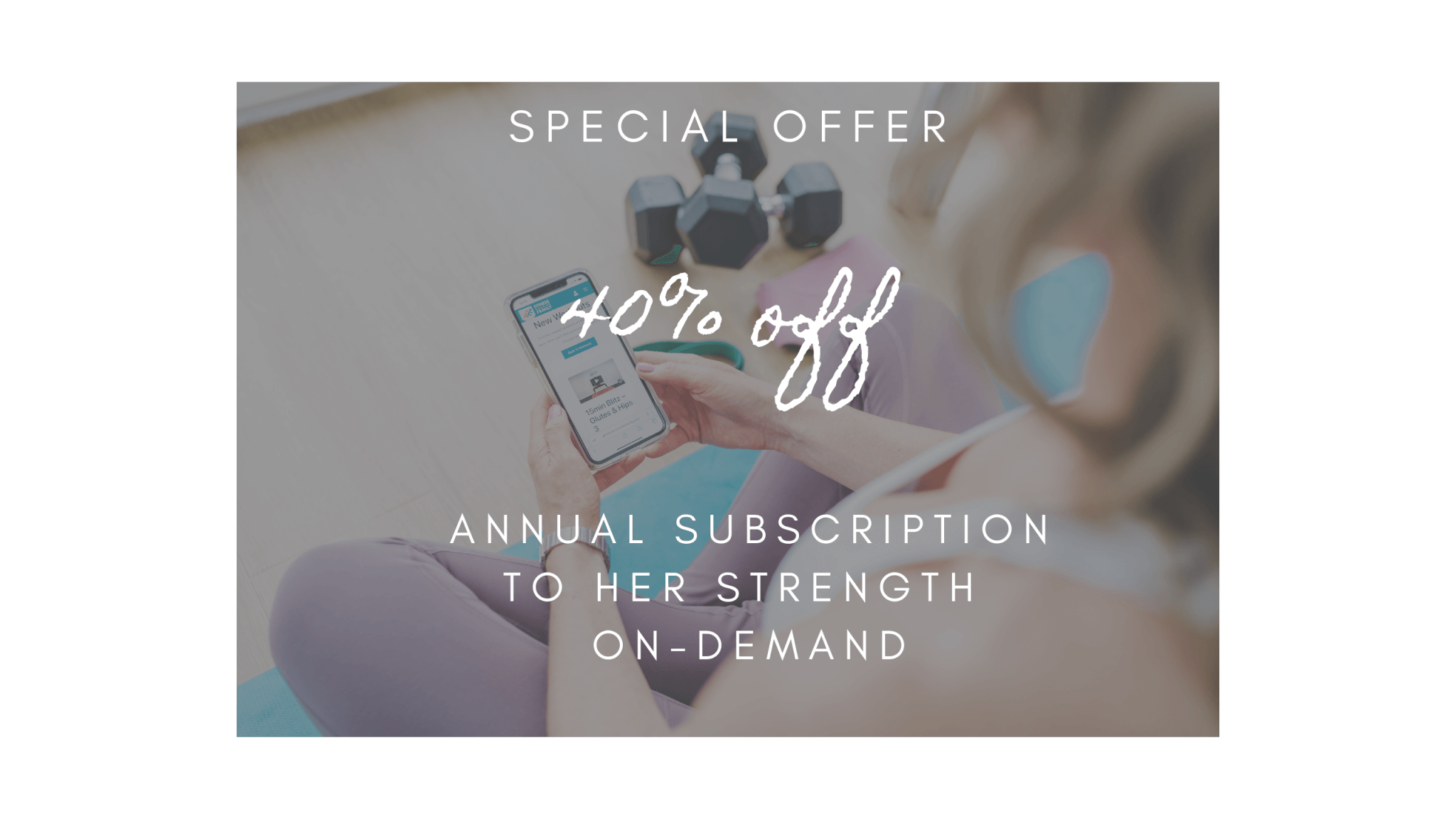 40% off annual subscription